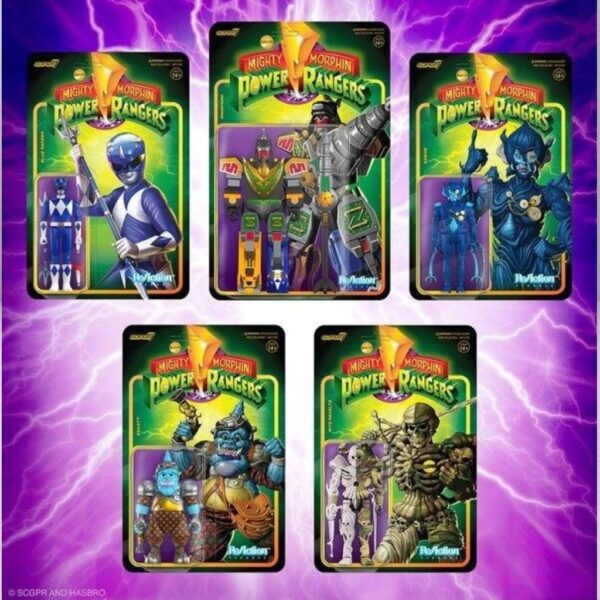 【Top1玩具店】現貨 Super7 【金剛戰士: 恐龍戰隊】吊卡公仔 第三彈#03361
